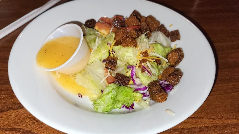 Salad with Italian Dressing